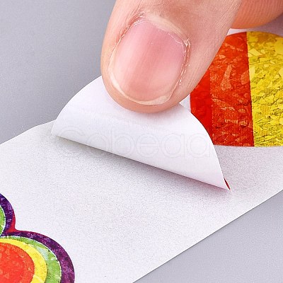 Heart Shaped Stickers Roll LS-DIY-K027-A01-1