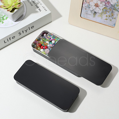 2Pcs Slide Top Tinplate Trinket Storage Boxes CON-SP0001-22A-02-1