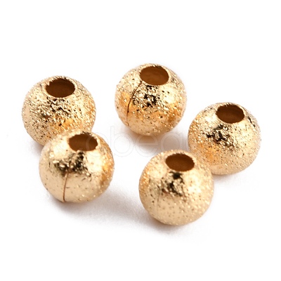 Long-Lasting Plated Brass Beads KK-O133-004A-G-1