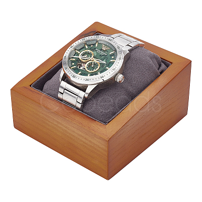 Rectangle Wood Bracelet Watch Display Stands ODIS-WH0030-38-1