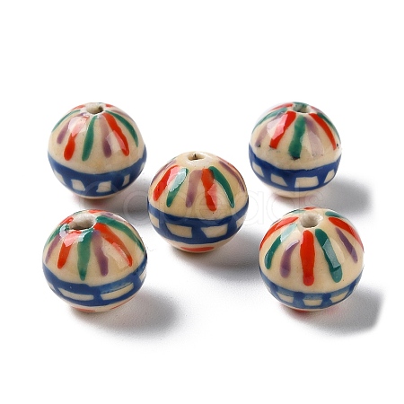 Handmade Porcelain Beads PORC-G011-07D-1