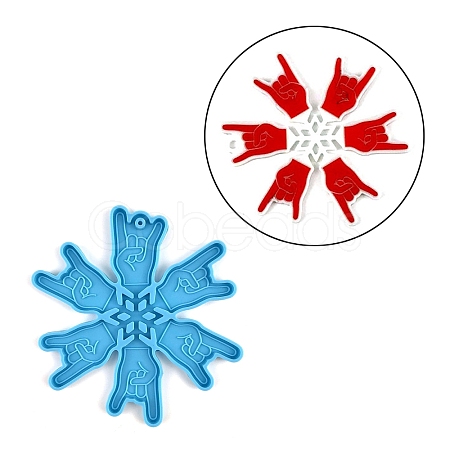 Christmas Themed Decoration Accessories Silicone Molds DIY-L067-D03-1