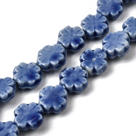 Handmade Porcelain Beads Strands PORC-K010-05I-1