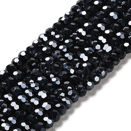 Electroplate Glass Bead Strands LS-EGLA-R015-4mm-15-1