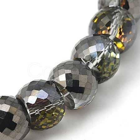 Electorplated Glass Beads EGLA-E003-11-1