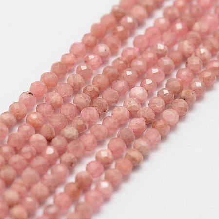 Natural Rhodochrosite Beads Strands G-P270-2mm-17-1
