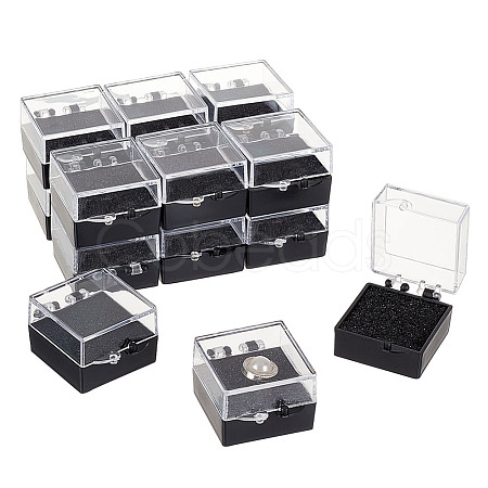 Plastic Presentation Boxes for Badge Storage & Display AJEW-WH0502-09-1