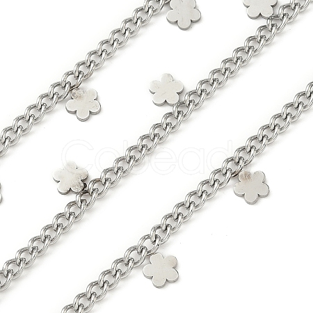 304 Stainless Steel Curb Chains CHS-K017-08C-P-1