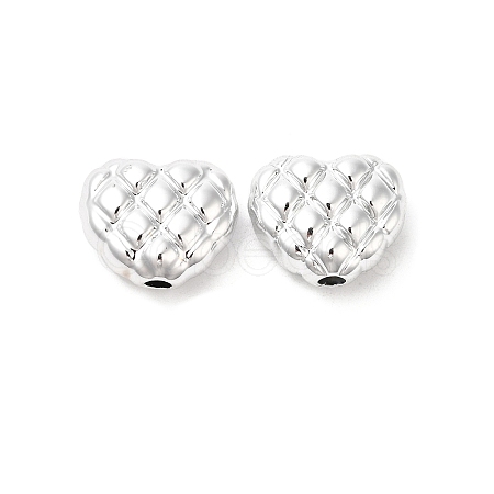 Plating CCB Plastic Waffle Beads PACR-C004-08P-1