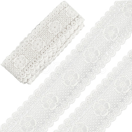 5 Yards Flat Cotton Lace Ribbon OCOR-GF0004-71C-02-1