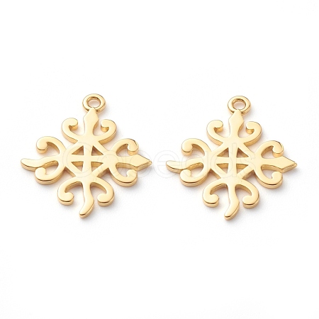 Brass Pendants KK-J278-22G-1