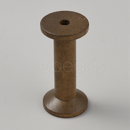 Wood Thread Bobbins TOOL-WH0159-36B-1