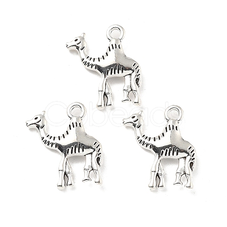 Tibetan Style Alloy Animals Pendants PALLOY-V007-01AS-04-1