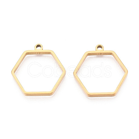 201 Stainless Steel Pendants STAS-T064-84G-03-1