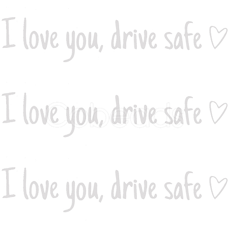 PVC Self Adhesive Car Stickers STIC-WH20004-01A-02-1