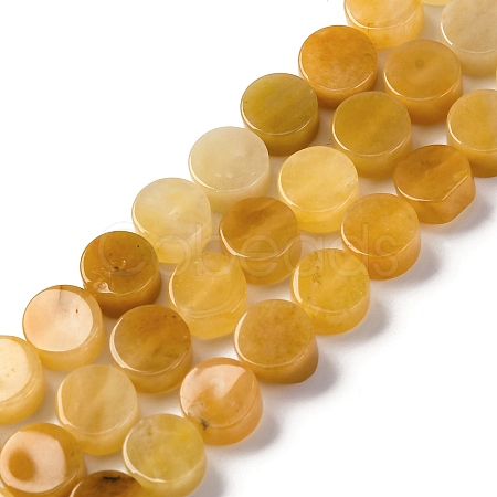 Natural Topaz Jade Beads Strands G-C159-B02-01-1