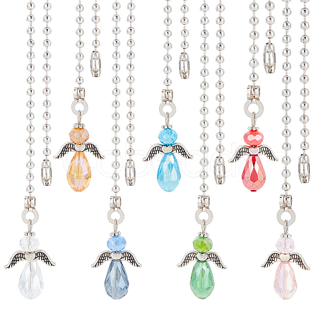 Faceted Glass Ceiling Fan Pull Chain Extenders FIND-AB00003-1