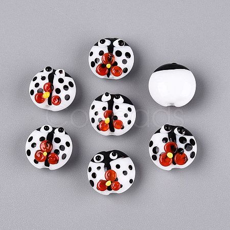 Handmade Bumpy Lampwork Beads LAMP-Q039-15A-1