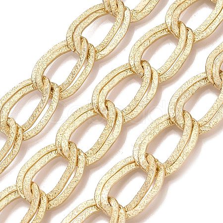 Aluminium Double Curb Chains CHA-Q001-07G-1