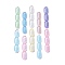 Acrylic Cabochons, DIY Hair Accessories, Rectangle, 58x11x5.5mm