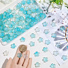 180Pcs Acrylic Bead Caps OACR-PA0001-37D-3