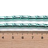 Electroplate Glass Beads Strands EGLA-Q128-13J-4