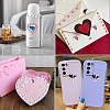 8 Sheets 4 Styles Acrylic Rhinestone Self-Adhesive Stickers AJEW-YW0001-32-6