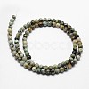 Natural African Turquoise(Jasper) Beads Strands G-D840-90-4mm-2