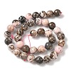 Natural Argentina Rhodonite Beads Strands G-G271-B02-10mm-3