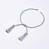 Polyester DIY Braided Bracelet Making MAK-K018-A11-1