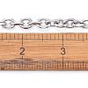 Tarnish Resistant 304 Stainless Steel Cable Chains CHS-P007-27P-05-4