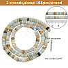 2 Strands Natural Flower Amazonite Beads Strands G-PA0001-27-2