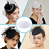 Cloth Round Fascinator Hat Base for Millinery Magic AJEW-WH0270-739A-4