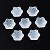 Transparent Spray Painted Glass Beads GLAA-Q089-002A-003-2