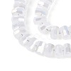 Electroplate Imitation Jade Glass Beads Strands EGLA-N022-09A-D03-3