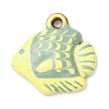 304 Stainless Steel Pendants STAS-Z168-01G-17-1