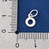 925 Sterling Silver Letter Charms STER-C012-01S-O-3