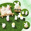 5Pcs 5 Styles Easter Opaque Resin Pendants RESI-YW0002-15-2