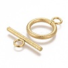 Ion Plating(IP) 304 Stainless Steel Toggle Clasps X-STAS-P248-03G-2