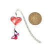 Alloy Hook Bookmarks AJEW-JK00252-3