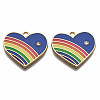 Alloy Enamel Pendants ENAM-T011-108D-NR-2