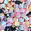 Opaque Resin Cabochons CRES-M037-05C-1