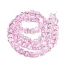 Electroplate Glass Beads Strands EGLA-N012-07G-2