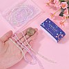 8 Strands Transparent Gradient Color Glass Bead Strands GLAA-SC0002-02A-3