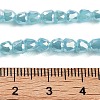 Electroplate Glass Beads Strands EGLA-D030-J4mm-B04-5