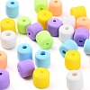 6 Colors Polymer Clay Bead Strands CLAY-YW0001-18-5