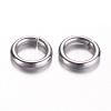 Tarnish Resistant 304 Stainless Steel Open Jump Rings STAS-D438-04-2