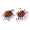 Natural Red Jasper Pendants G-A095-04P-04-2