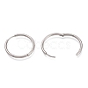Tarnish Resistant 201 Stainless Steel Huggie Hoop Earrings EJEW-O095-02D-2