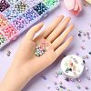 1350Pcs 18 Style Rainbow ABS Plastic & Acrylic Imitated Pearl Beads DIY-YW0007-99-4